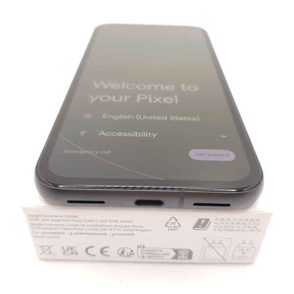 496776 5 MOVIL GOOGLE PIXEL 8A OBSIDIAN 128GB 6GB + CAJA *A ESTRENAR