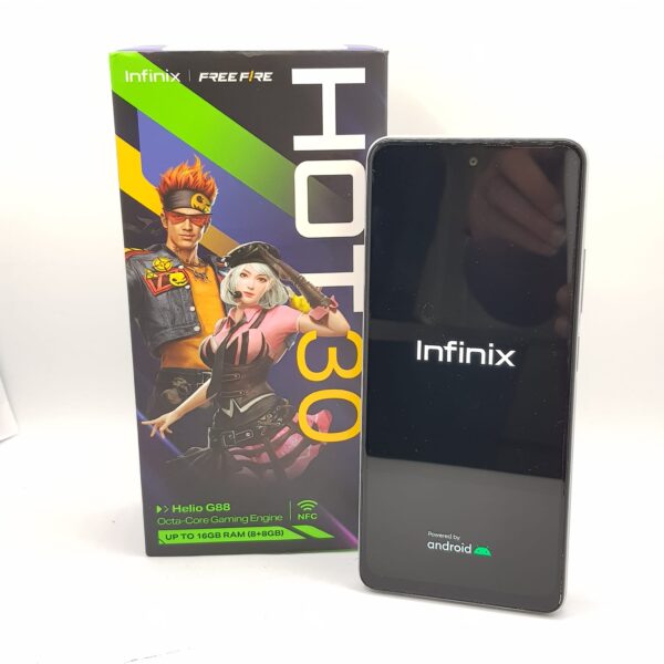 496889 2 MOVIL INFINIX HOT 30 256GB8/GB + CAJA + CARGADOR