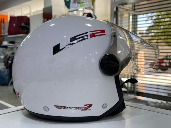 IMG 7999SAMU170924 52 scaled CASCO DE MOTO LS2 ROCKET 2 TALLA M BLANCO