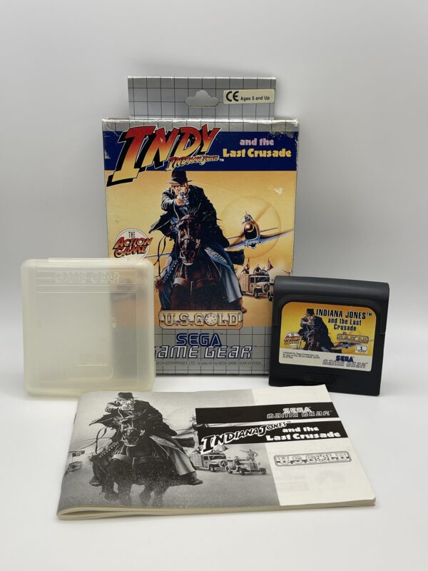 IMG 8413SAMU200924 62 scaled VIDEOJUEGO SEGA GAME GEAR INDIANA JONES LAST CRUSADE + CAJA + MANUAL