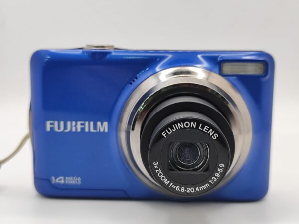 Imagen de WhatsApp 2024 09 19 a las 19.24.12 fea8a1a7 CAMARA COMPATA FUJIFILM JV300 AZUL + CAJA + ACC