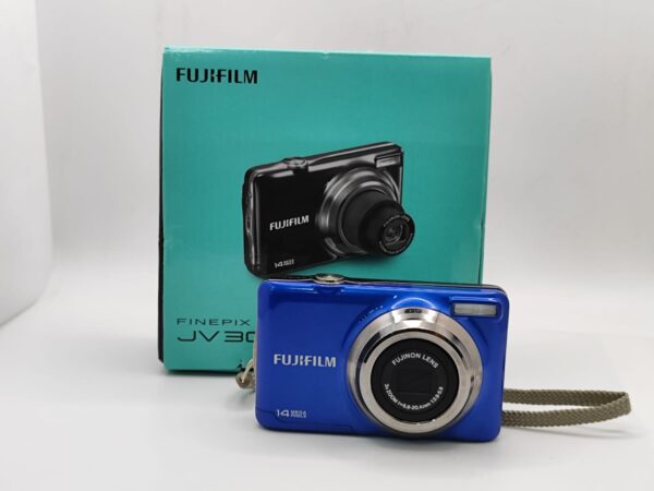 Imagen de WhatsApp 2024 09 19 a las 19.24.13 45c75df9 CAMARA COMPATA FUJIFILM JV300 AZUL + CAJA + ACC