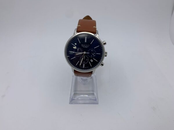 WhatsApp Image 2024 09 09 at 13.48.48 RELOJ DE PULSERA CORREA DE CUERO MARRON ESFERA AZUL GANT GT076