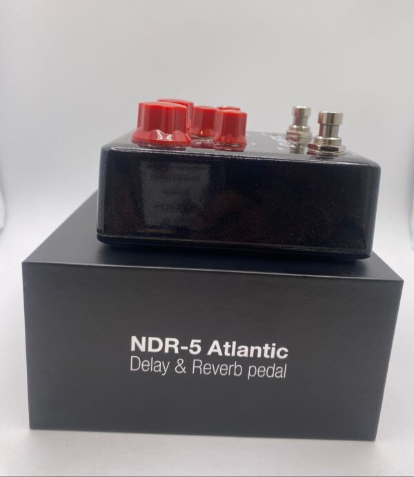 WhatsApp Image 2024 09 16 at 10.40.33 PEDAL NUX ATLANTIC DELAY Y REVERB NEGRO + CAJA