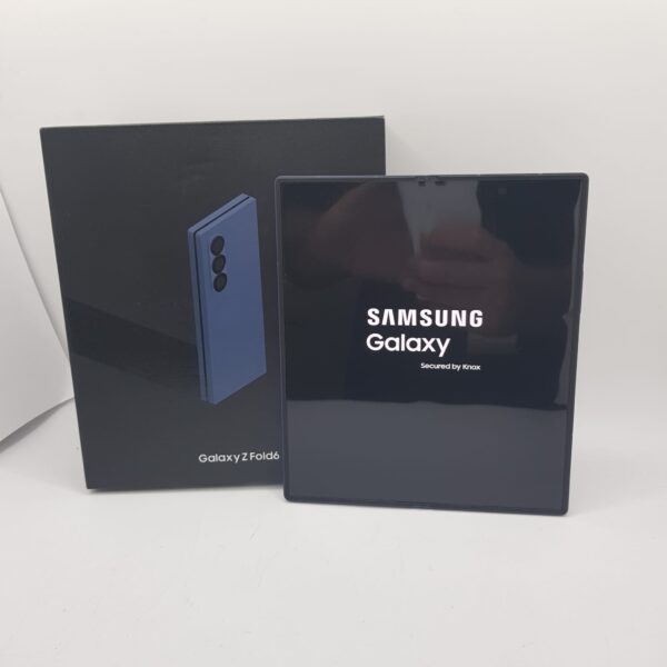 05 U494403 2 MOVIL SAMSUNG GALAXY Z FOLD 6 NAVY DUAL SIM 256GB 12GB + CABLE + CAJA *A ESTRENAR