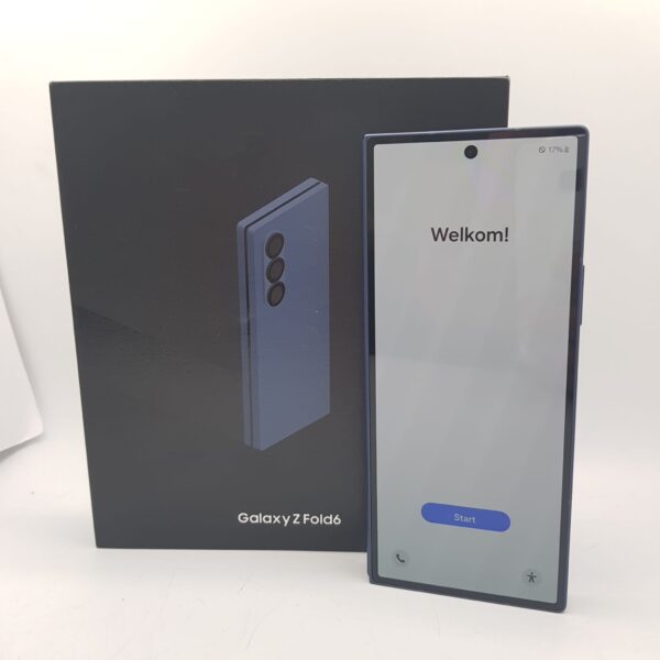 05 U494403 3 MOVIL SAMSUNG GALAXY Z FOLD 6 NAVY DUAL SIM 256GB 12GB + CABLE + CAJA *A ESTRENAR