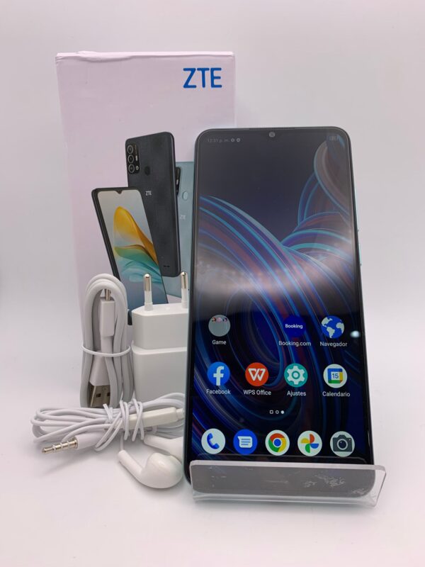 14 U500029 4 MOVIL ZTE BLADE A53 PRO 64GB / 4GB GRIS A ESTRENAR + CAJA + CARGADOR