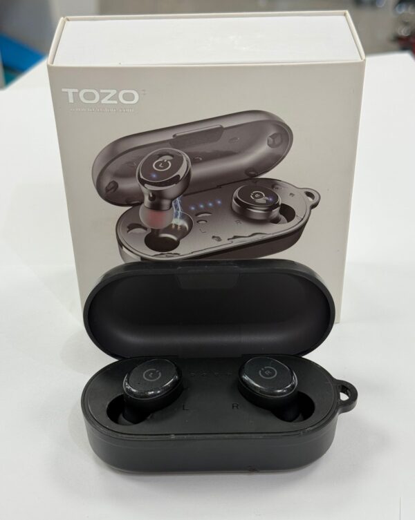 15 U503493 2 AURICULARES BLUETOOTH TOZO 10 + CAJA + CARGADOR