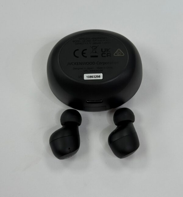 15 U504193 3 AURICULARES BLUETOOTH JVC COLOR NEGRO + CABLE DE CARGA