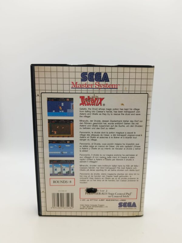 15U504614 2 JUEGO ASTERIX SEGA MASTER SYSTEM