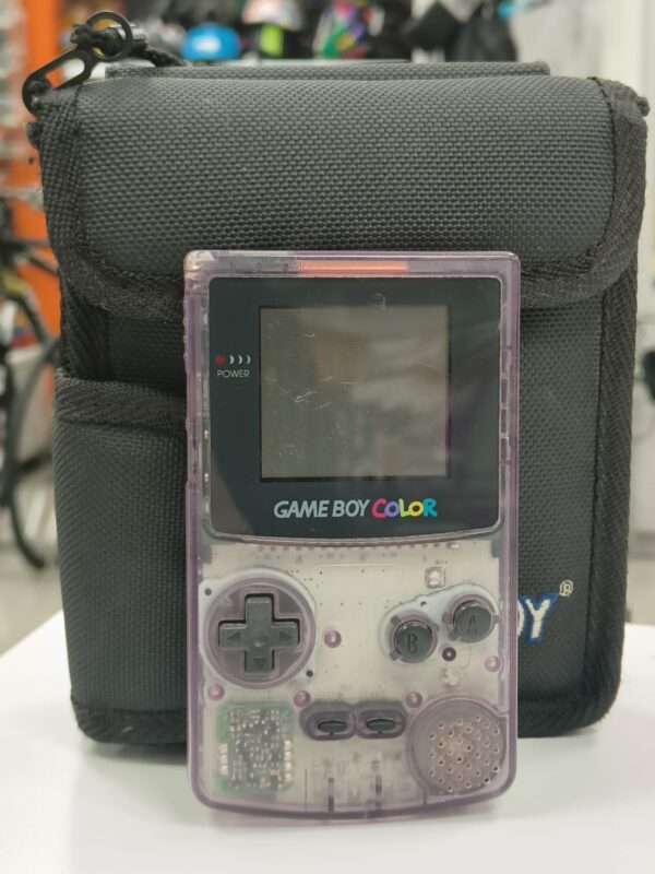 15u502550 4 GAME BOY COLOR TRANSPARENTE MOD. CGB-001 + FUNDA