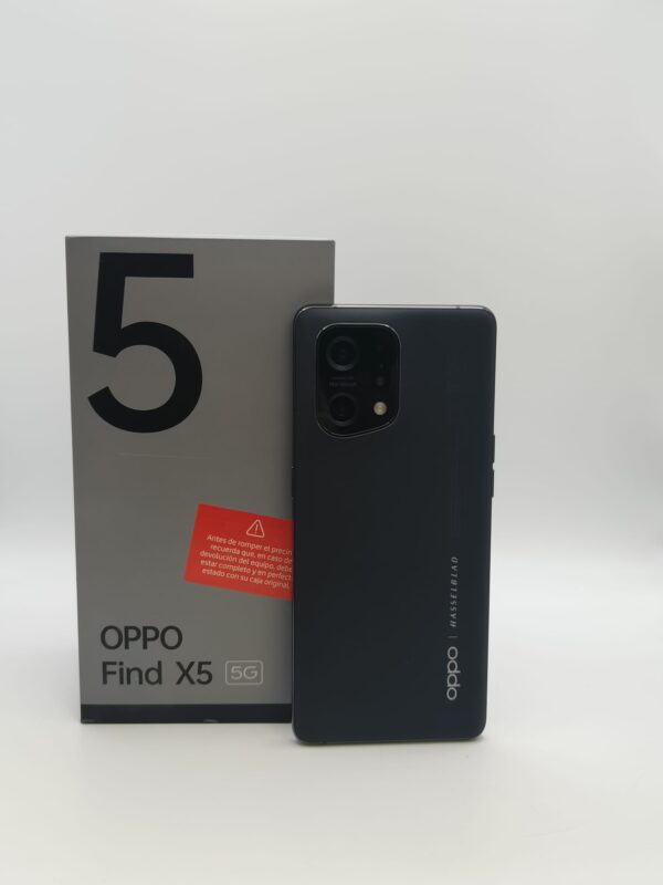 15u503601 3 MOVIL OPPO FIND X5 8GB/256GB NEGRO + CARGADOR+CAJA