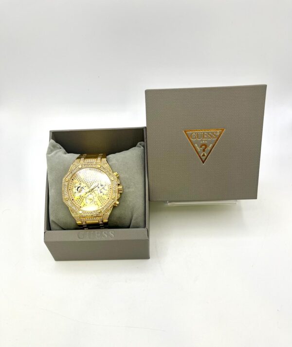 3853739 2 RELOJ GUESS GW0419G2 ESFERA DORADA + CAJA