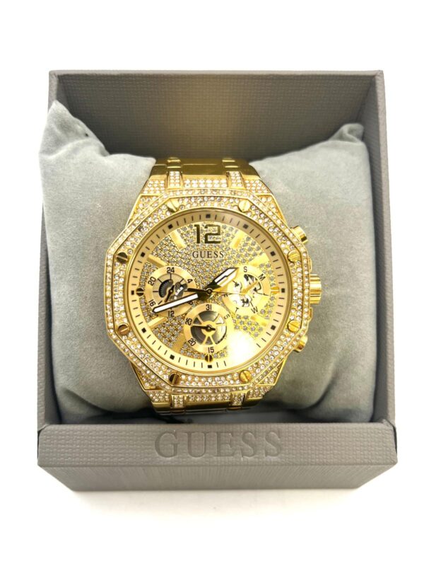 3853739 3 RELOJ GUESS GW0419G2 ESFERA DORADA + CAJA