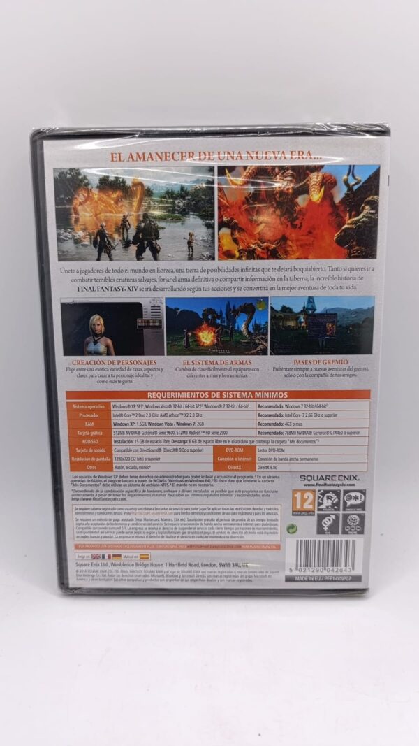 453612 2 VIDEOJUEGO PC FINAL FANTASY XIV PRECINTADO