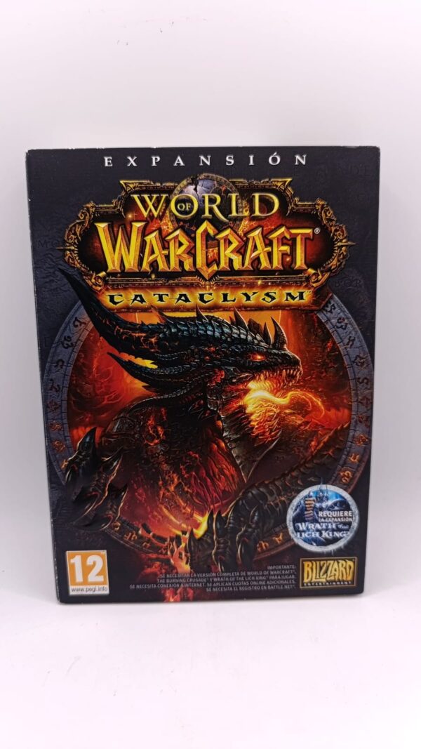 453615 1 VIDEOJUEGO PC WORLD OF WARCRAFT CATACLYSM EXPANSION PRECINTADO