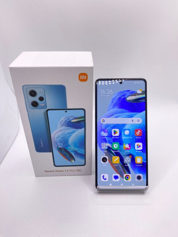 467063 11 MOVIL REDMI NOTE 12 PRO 5G 256GB 8GB NEGRO + CAJA + CARGADOR