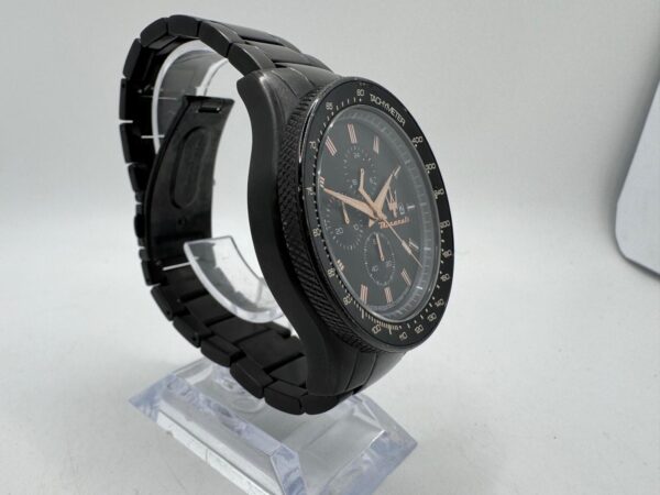 479102 4 RELOJ MASERATI 8873640011 NEGRO CON ESFERA NEGRA Y NUMEROS EN BRONCE