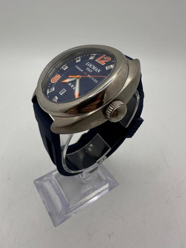 480144 3 RELOJ LOCMAN ITALY TITANIUM 132 CORRE/ ESFERA AZUL