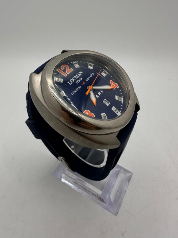 480144 4 RELOJ LOCMAN ITALY TITANIUM 132 CORRE/ ESFERA AZUL