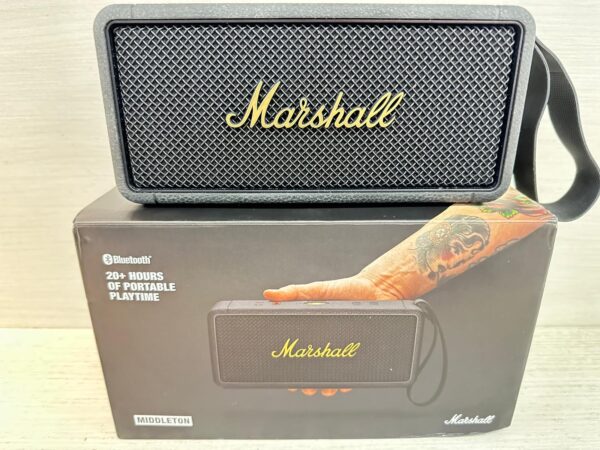 485297 1 ALTAVOZ PORTÁTIL BLUETOOTH MARSHALL MIDDLETON + CAJA