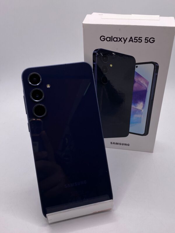 488080 3 MOVIL SAMSUNG GALAXY A55 5G 128GB 8GB NEGRO + CABLE + CAJA