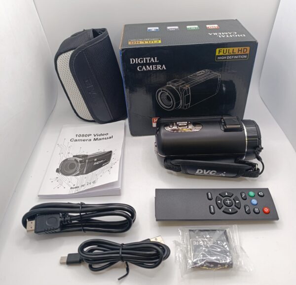 488253 4 CAMARA DE VIDEO HDV 301 STRM 36 MPX+CAJA+CARGADOR