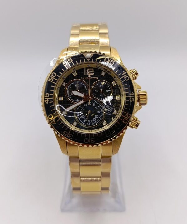 491281 1 RELOJ DE CUARZO LANSCOTTE 150273 DORADO + CAJA