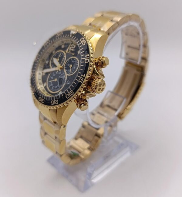 491281 2 RELOJ DE CUARZO LANSCOTTE 150273 DORADO + CAJA