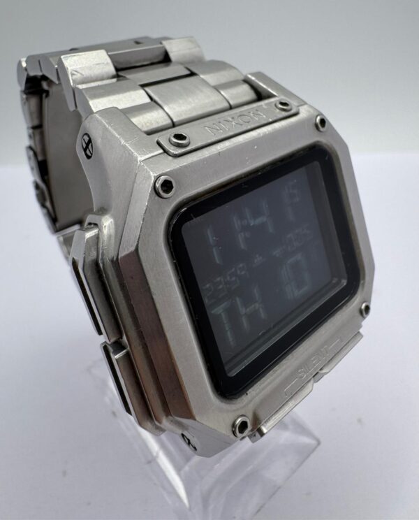 491661 4 RELOJ NIXON REGULUS SS METALICO + CAJA + ESLABONES