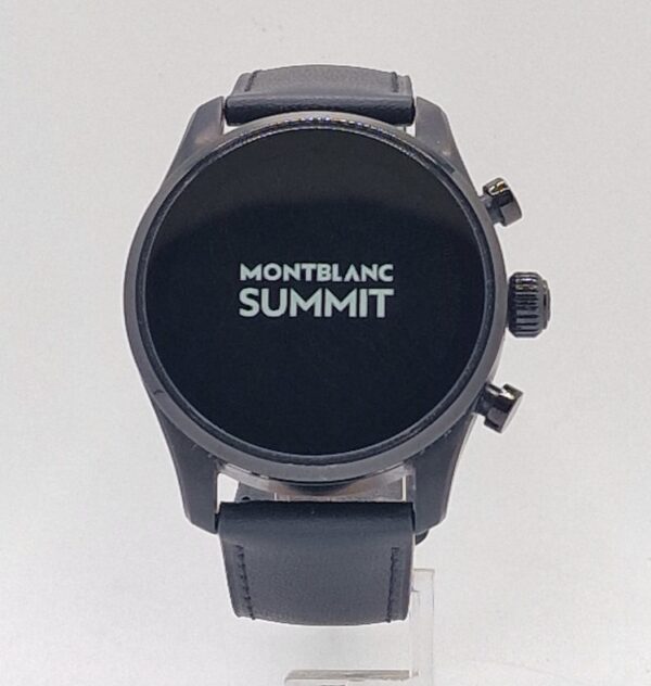 494211 3 SMARTWATCH MONTBLANC SUMMIT 3 S3T22 TITANIO NEGRO + CAJA + MANUAL + CORREA + CARGADOR