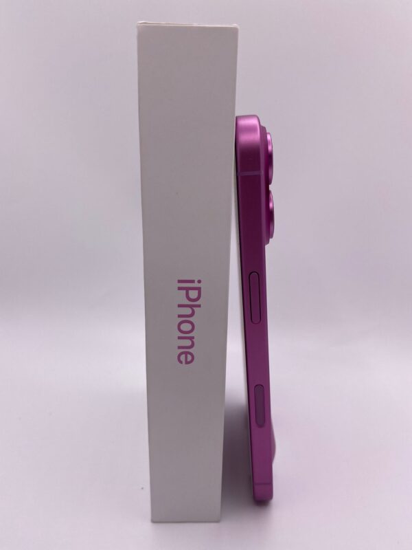 496161 2 MOVIL IPHONE 16 256GB COLOR ROSA A ESTRENAR SALUD BATERIA 100% + CAJA + CABLE