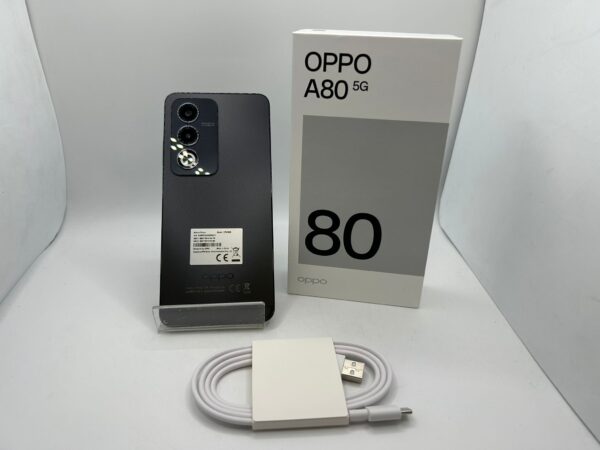 496720 2 MOVIL OPPO A80 5G 256GB/8GB NEGRO + CAJA A ESTRENAR