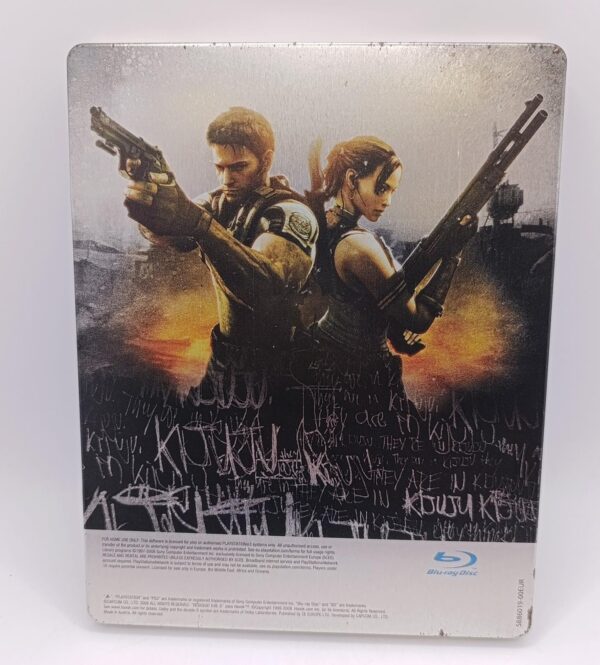 496937 4 JUEGO RESIDENT EVIL 5 PS3 EDICION METALICA