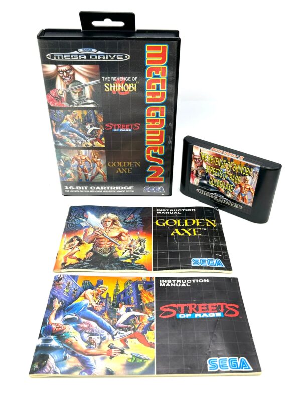 497505 4 VIDEOJUEGO SEGA MEGA DRIVE MEGA GAMES 2 SEGA MEGADRIVE + MANUALES + CAJA