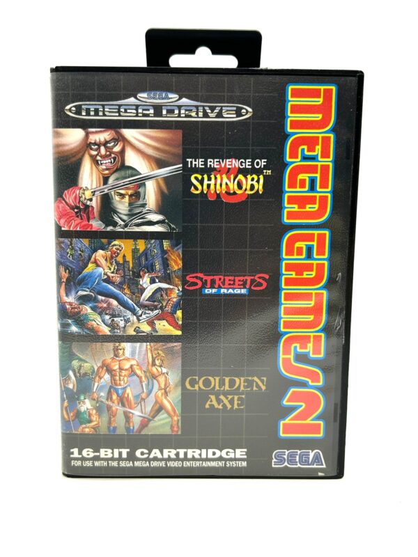 497505 5 VIDEOJUEGO SEGA MEGA DRIVE MEGA GAMES 2 SEGA MEGADRIVE + MANUALES + CAJA