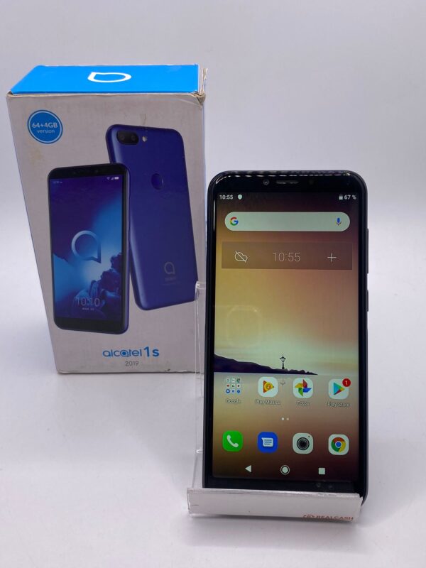 497525 4 MOVIL ALCATEL 1S 5024F 64GB + CAJA + CARGADOR