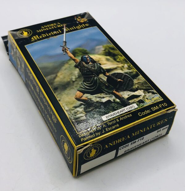 497686 2 MINIATURA MEDIAVAL BRAVEHEARTH (1297) + CAJA