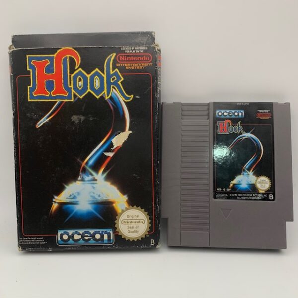 497749 1 VIDEOJUEGO HOOK NINTENDO NES + CAJA