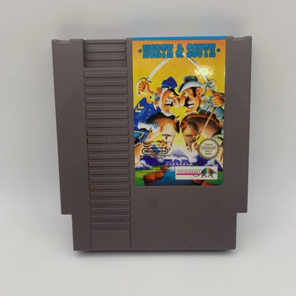 497755 3 VIDEOJUEGO NORTH & SOUTH + CAJA NINTENDO NES