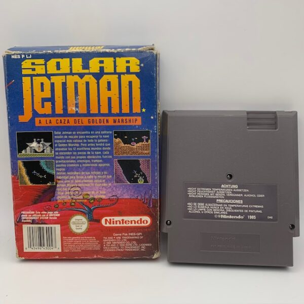 497756 1 VIDEOJUEGO SOLAR JETMAN + CAJA NINTENDO NES