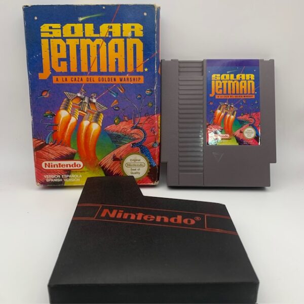 497756 2 VIDEOJUEGO SOLAR JETMAN + CAJA NINTENDO NES