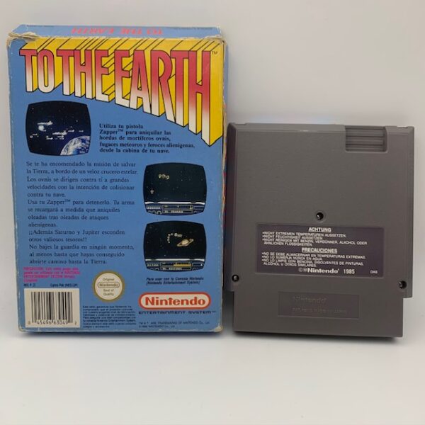 497779 1 VIDEOJUEGO TO THE EARTH + CAJA NINTENDO NES