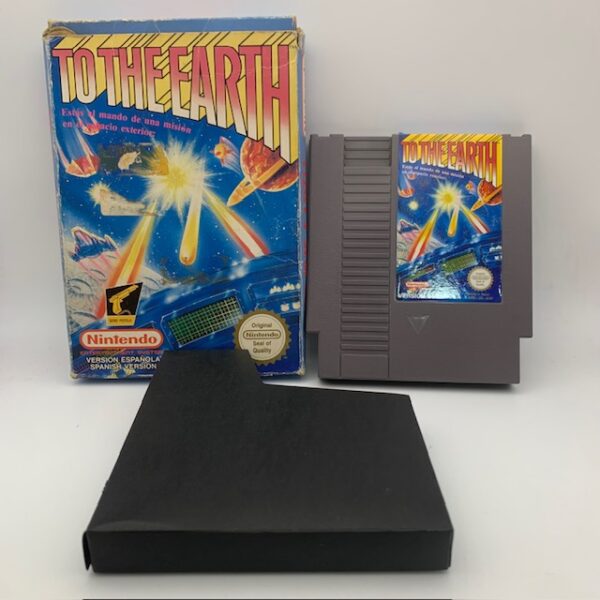 497779 2 VIDEOJUEGO TO THE EARTH + CAJA NINTENDO NES