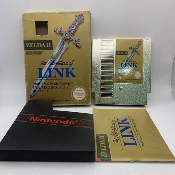 497781 2 VIDEOJUEGO ZELDA II THE ADVENTURE OF LINK + CAJA NINTENDO NES