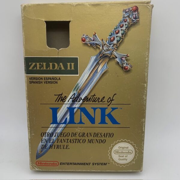 497781 5 VIDEOJUEGO ZELDA II THE ADVENTURE OF LINK + CAJA NINTENDO NES