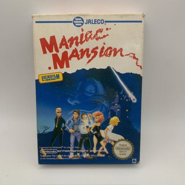 497841 4 VIDEOJUEGO MANIAC MANSION + CAJA NINTENDO NES