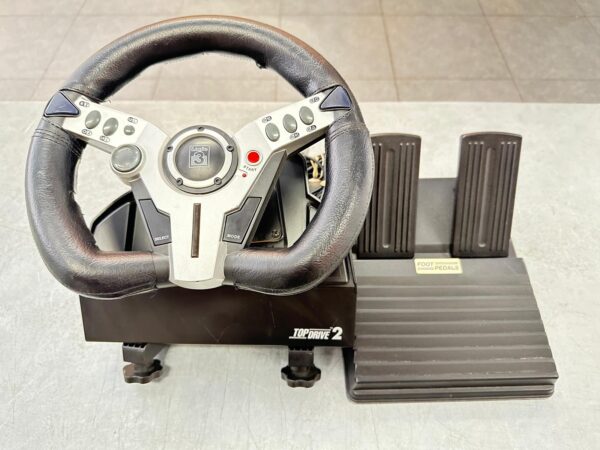 498331 2 VOLANTE PS1 TOP DRIVER 2 + PEDALES