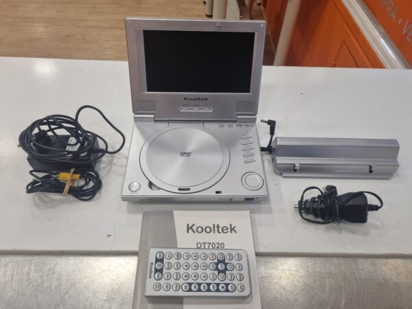 498710 5 REPRODUCTOR DVD PORTATIL KOOLTEK +MANDO+CAJA+ACC