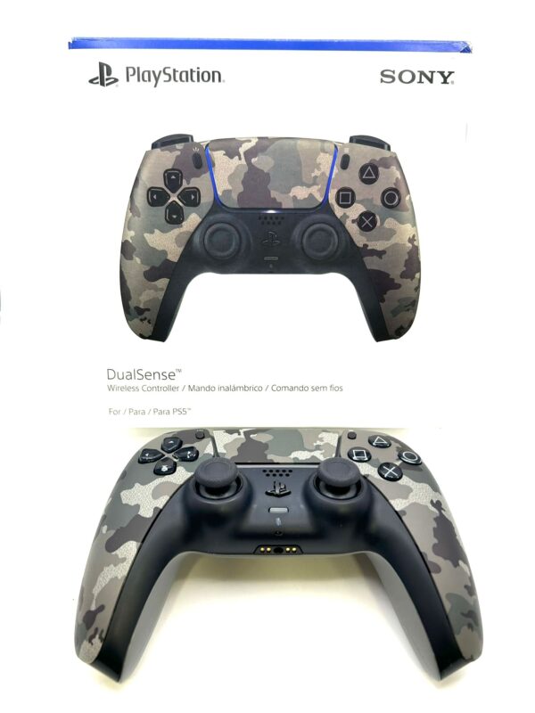 498914 3 MANDO SONY PS5 CAMUFLAJE + CAJA